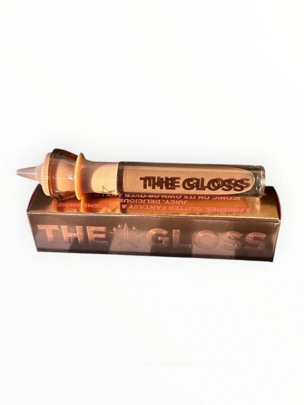 Jeffree Star The Gloss Table Top Lip Gloss BNIB Discontinued Brown Shimmer